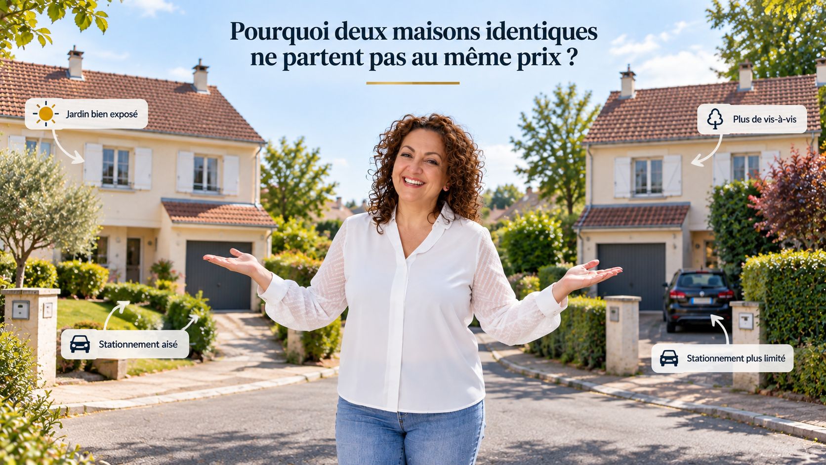 Deux maisons identiques, deux prix au Clos Moisson