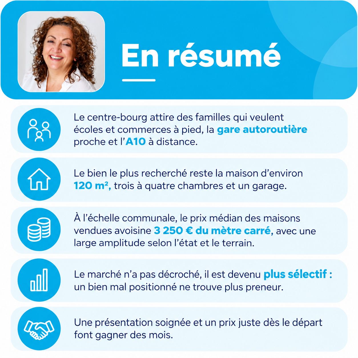 Infographie : vendre sa maison au centre-bourg de Briis-sous-Forges